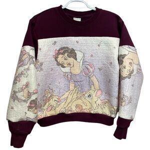 TNA x Disney’s Snow White 80s Reworked Upcycled Sweatshirt